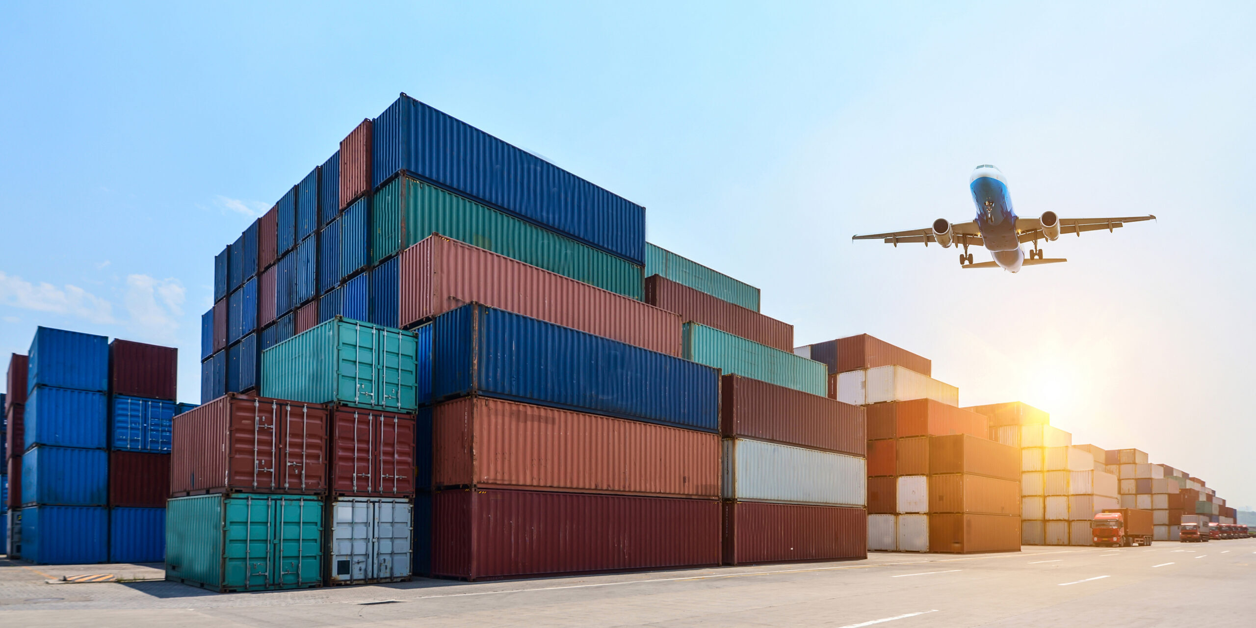 Industrial port and container yard